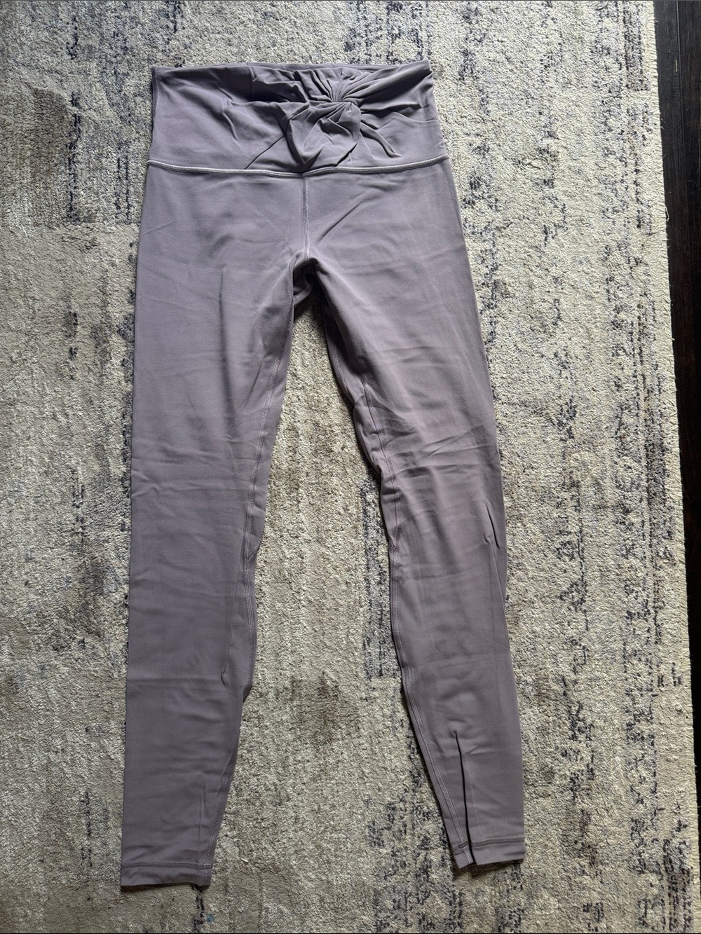 Lululemon High-Waist Twist Front Leggings - Mauve Purple